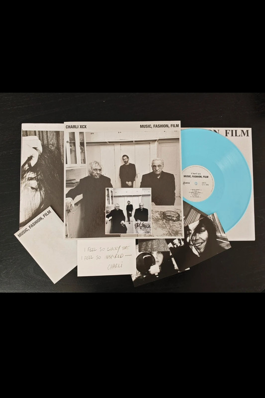Charli XCX  Music, Fashion, Film Signed Baby Blue Vinyl Exlusive