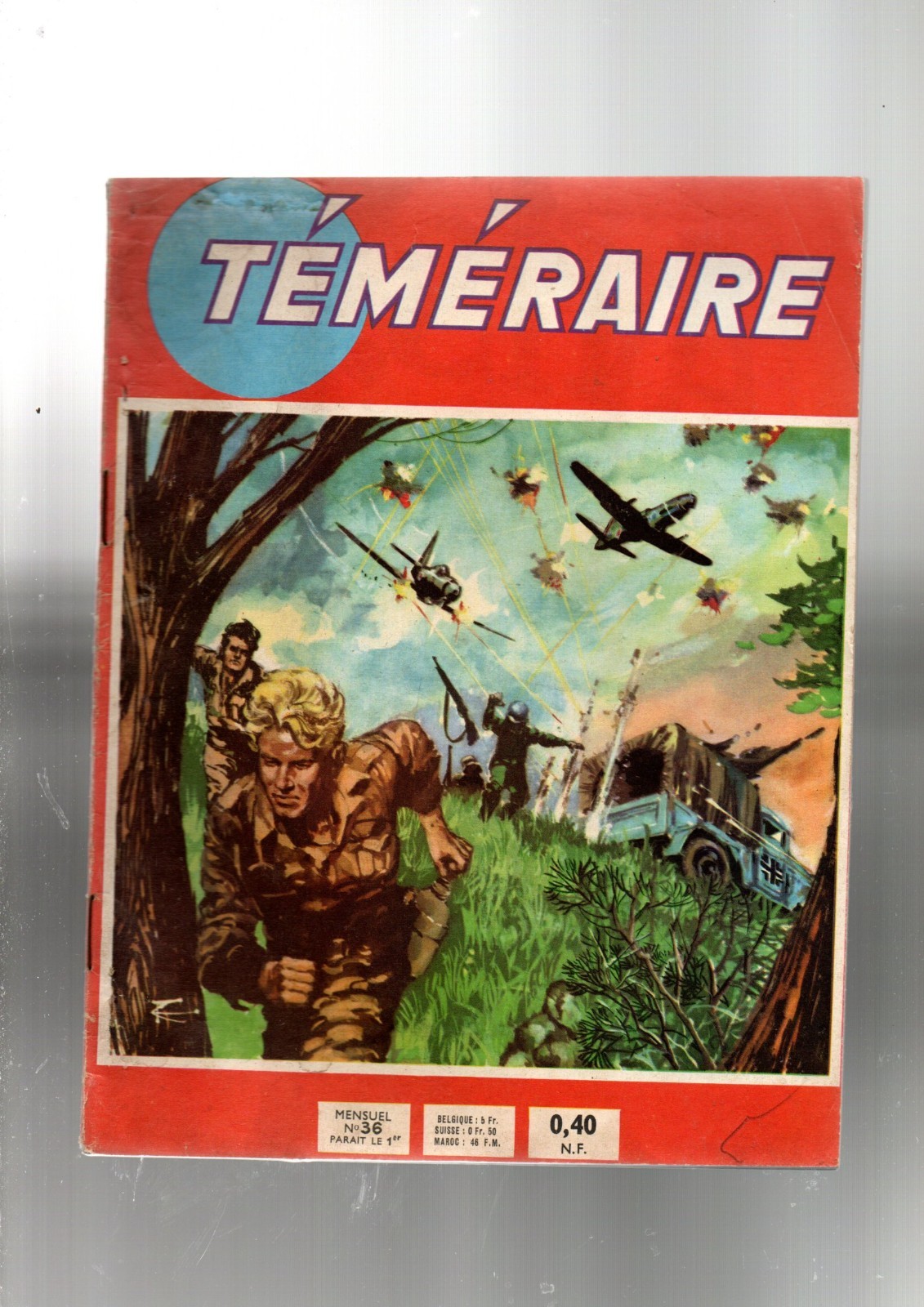 TEMERAIRE n°36. ARTIMA 1961. Récit complet en TBE