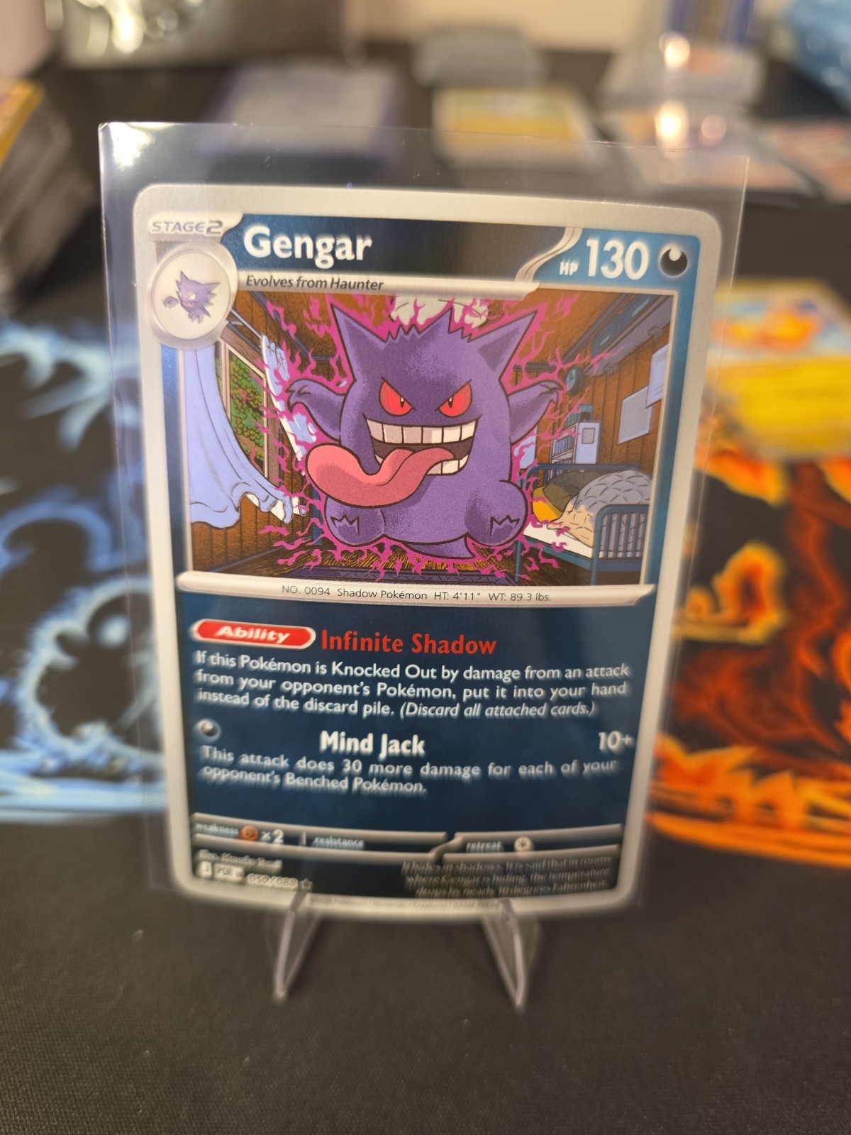 050/088 Gengar Reverse Holo raro perfetto ordine inglese quasi nuovo