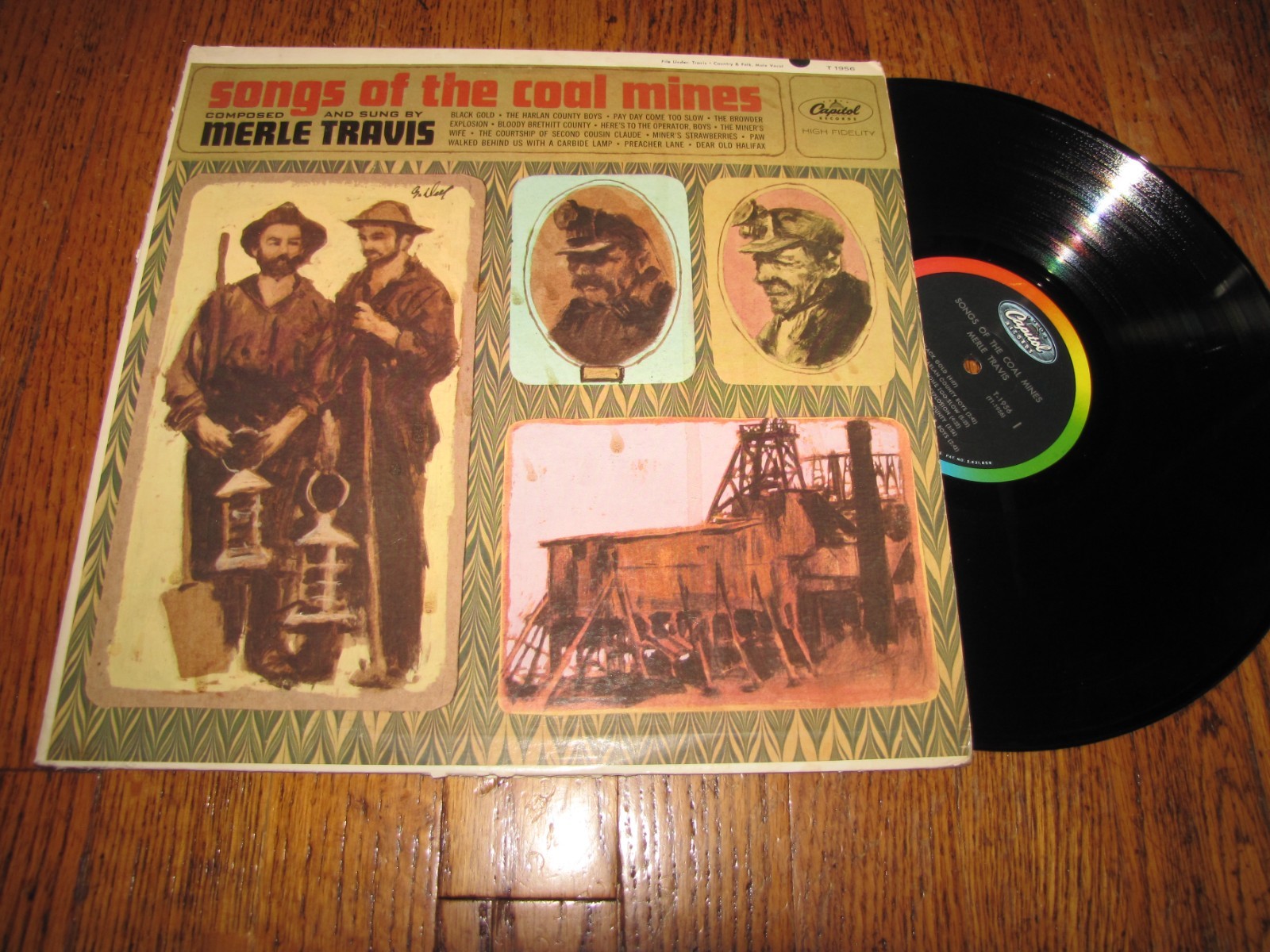 MERLE TRAVIS - SONGS OF THE COAL MINES - CAPITOL RECORDS LP