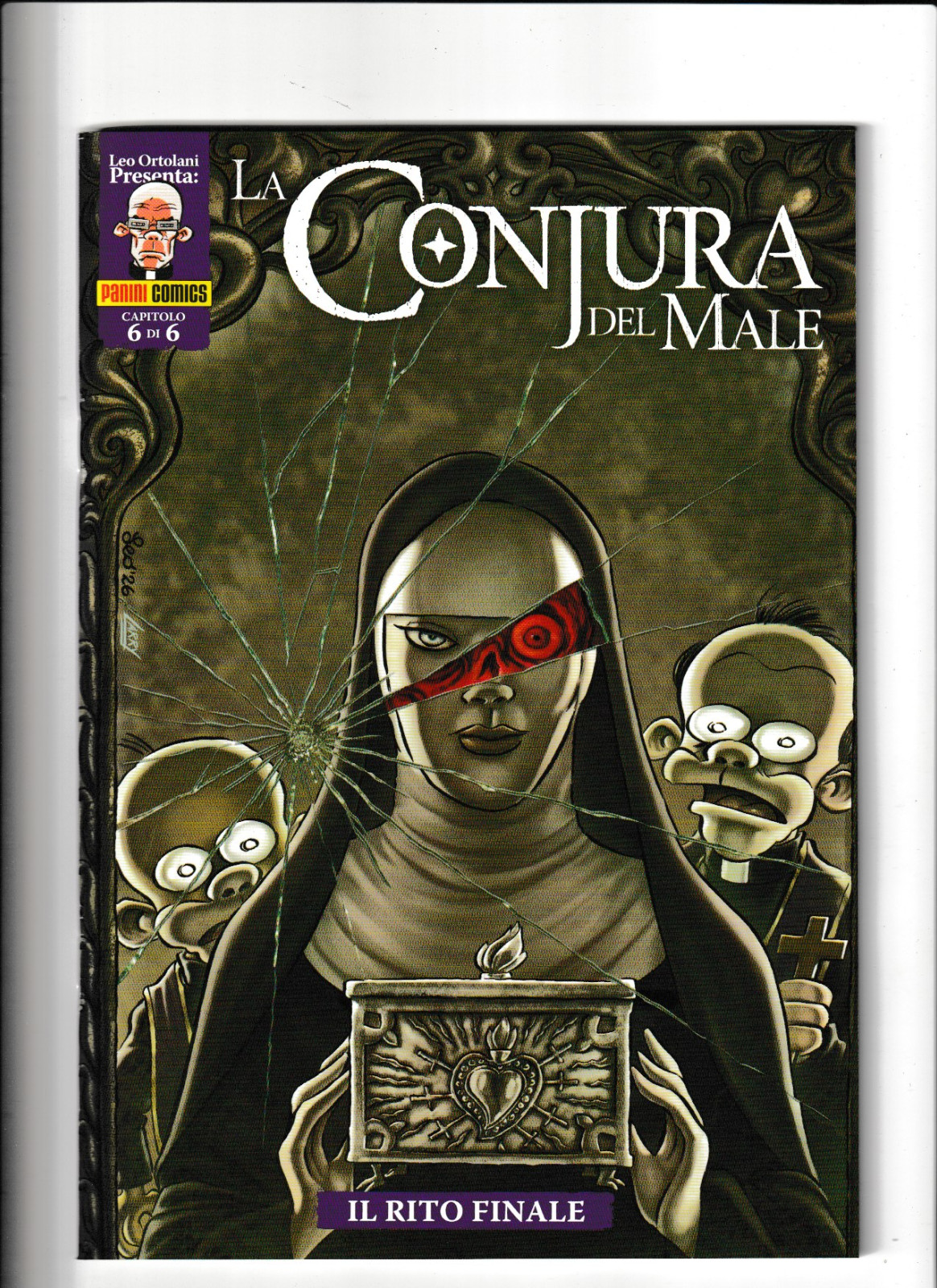 fumetto la conjura del male serie completa 1/6 ortolani panini comics 2026