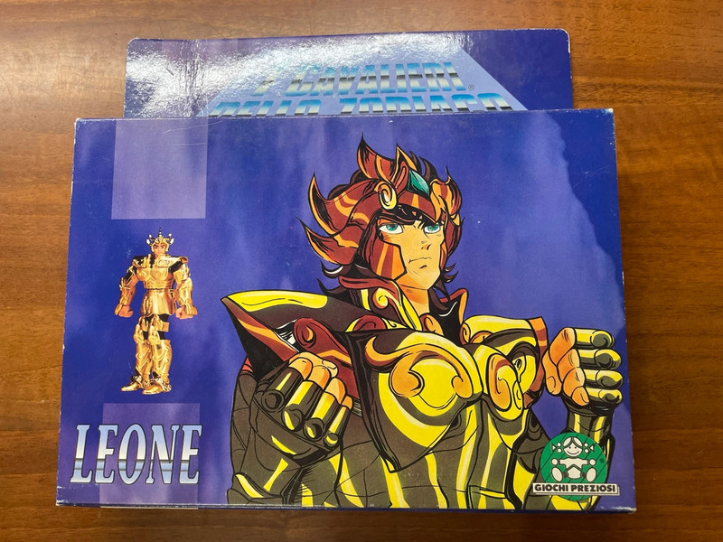 Cavalieri dello zodiaco Leone box tempio giochi preziosi Bandai 1987