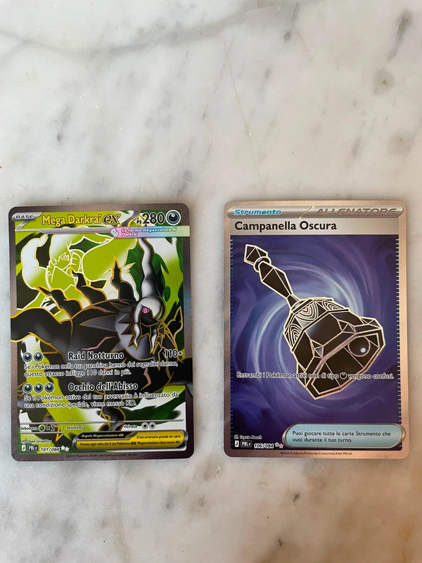 Mega Darkrai ex full art 101/084 + Campanella oscura 106/084