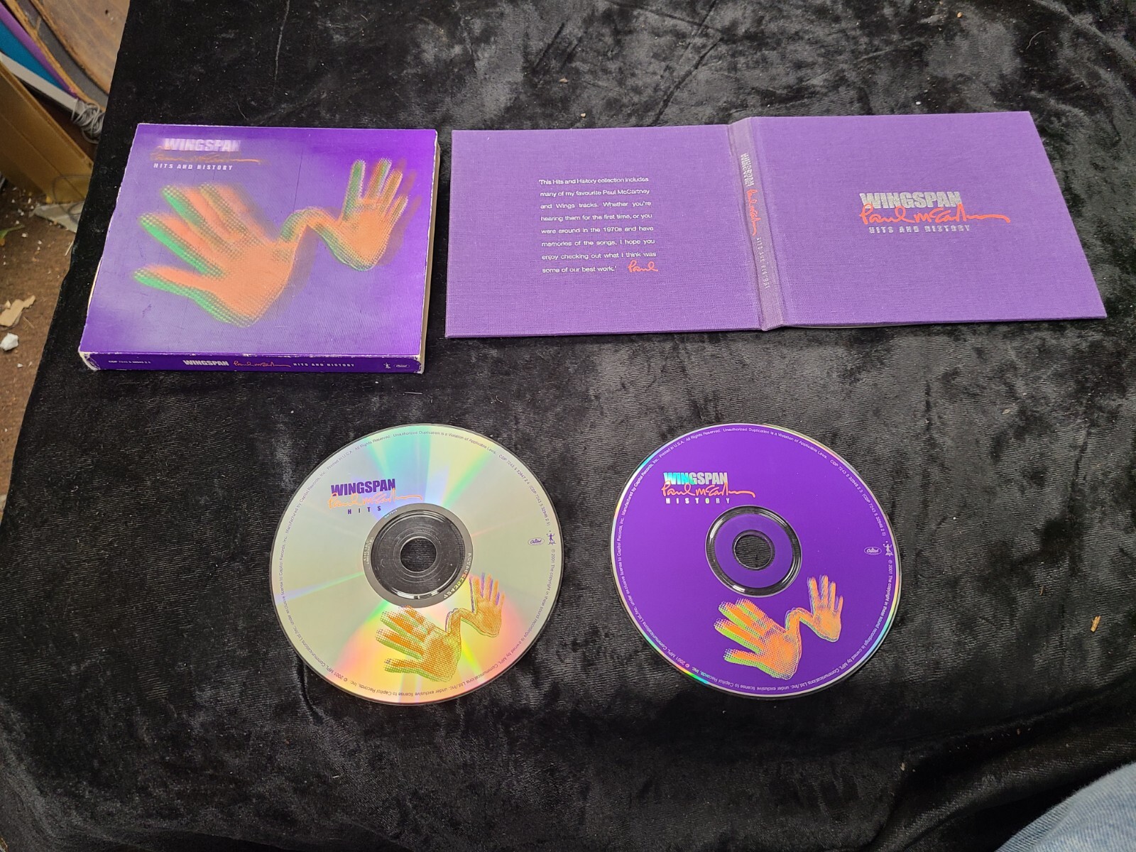 PAUL McCARTNEY Wingspan Hits and History Deluxe Edition 2CD Set Lenticular Cover