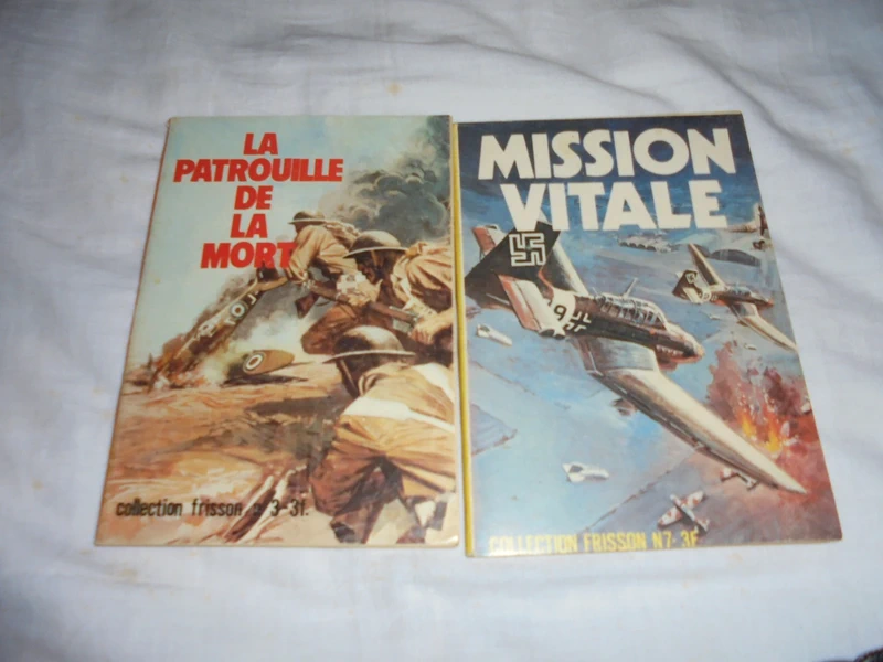 BD PF Lot collection Frisson 2 tomes Editions Les trois amis