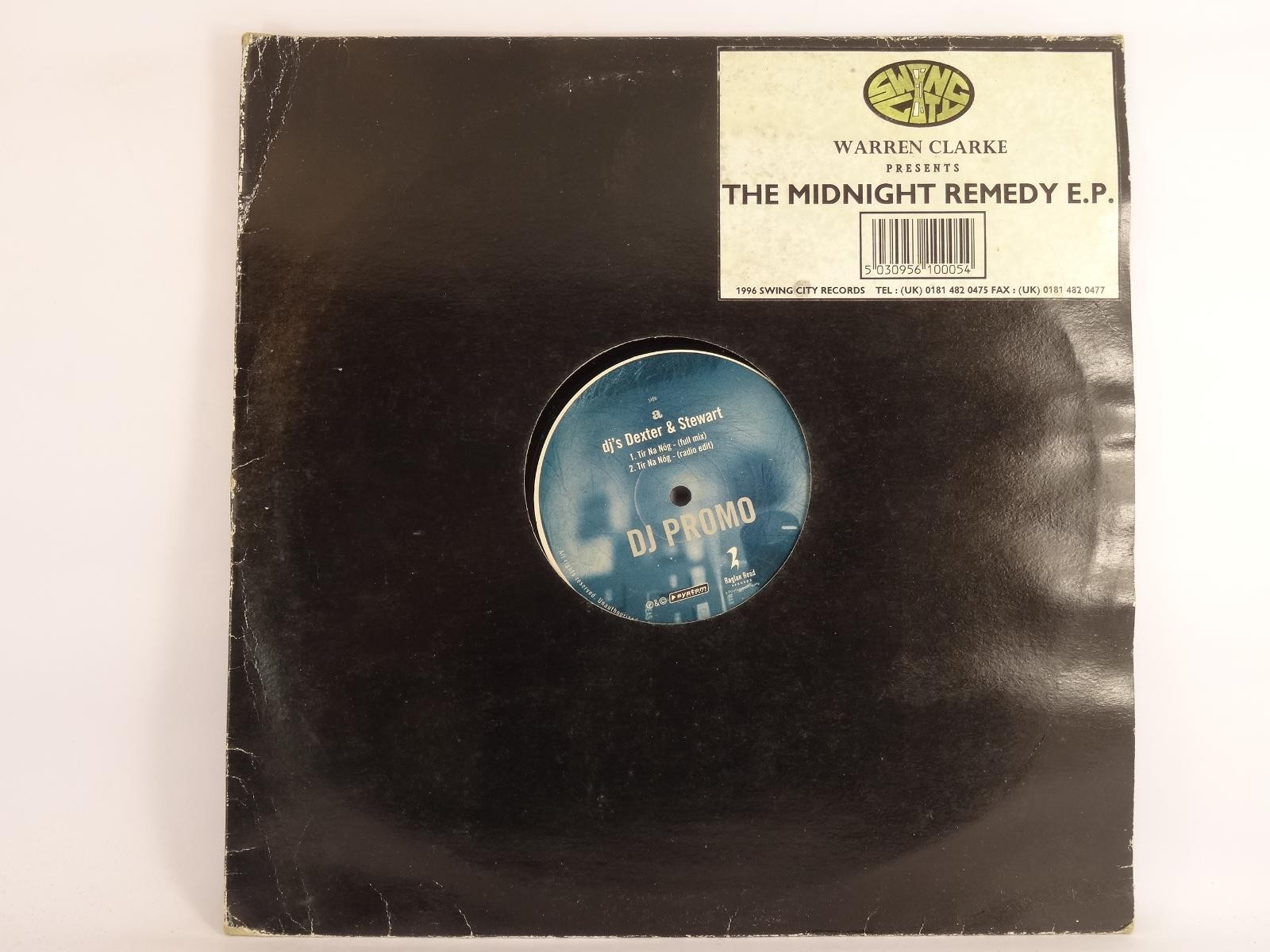 DJ'S DEXTER & STEWART TIR NA NOG (232) 4 Track 12" Single plus Company Sleeve RA