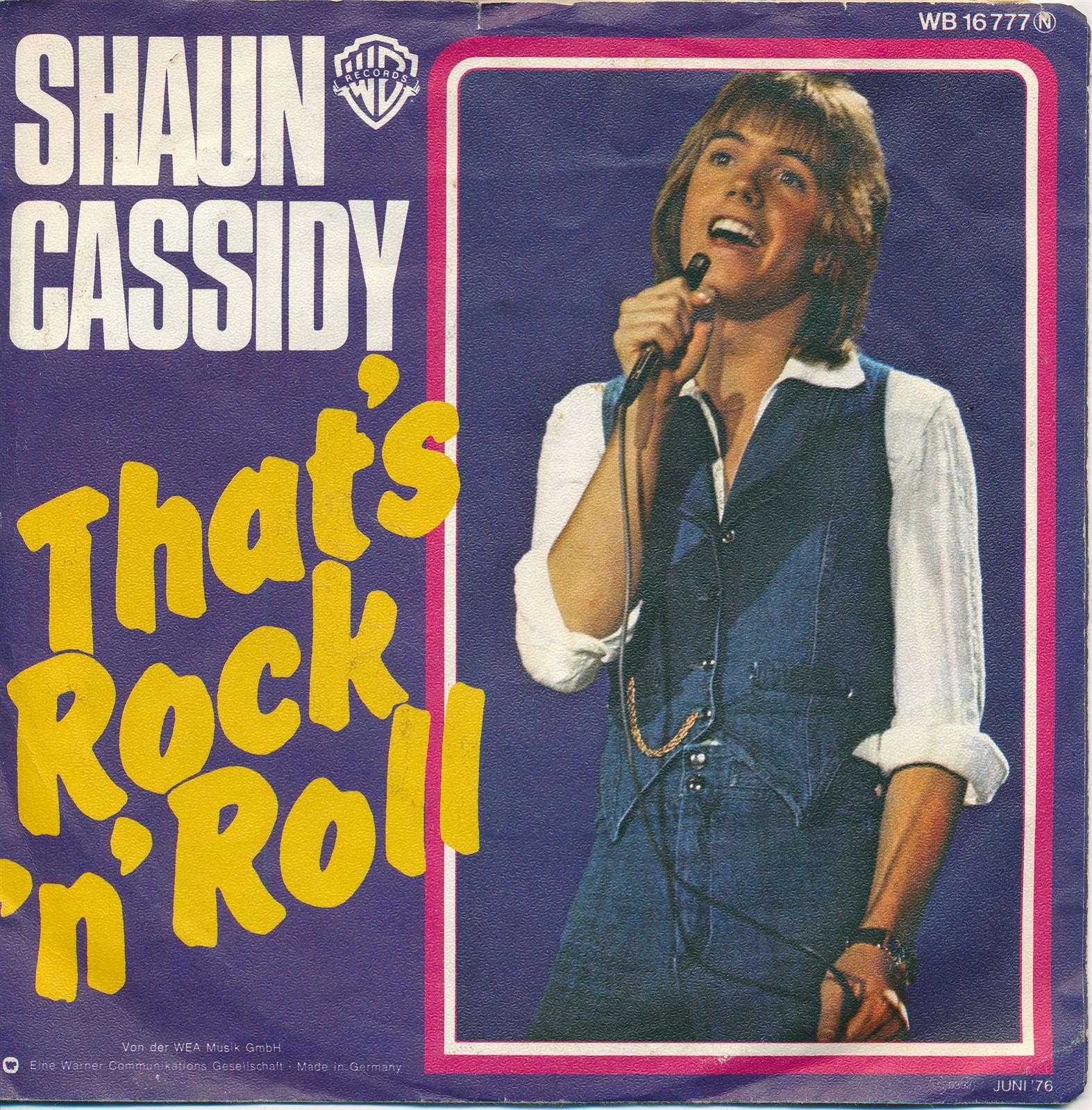 That's Rock 'n' Roll - Shaun Cassidy - Single 7" Vinyl 175/14