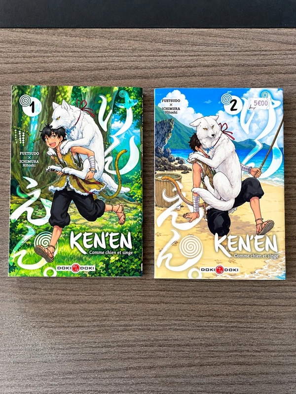 Manga Ken’en – Comme chien et singe – Tomes 1 et 2