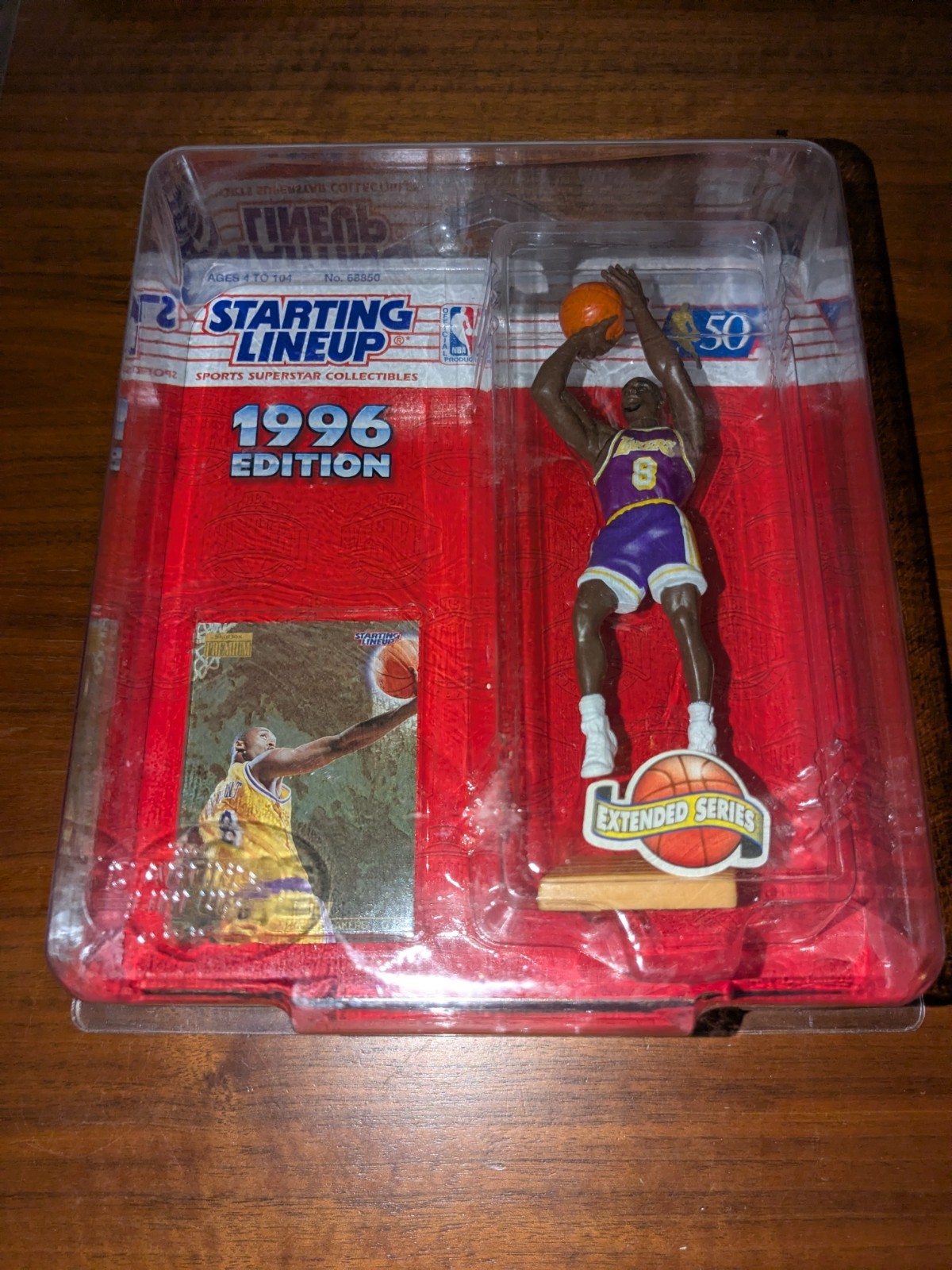Starting Lineup Kobe Bryant Rookie Action Figure Extended Sealed - In Case 1996 