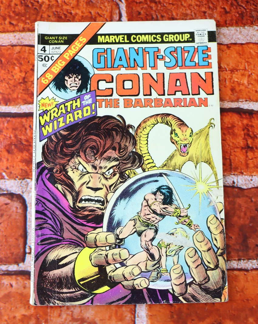 1975 Marvel Comics Giant Size CONAN #4 LOW GRADE