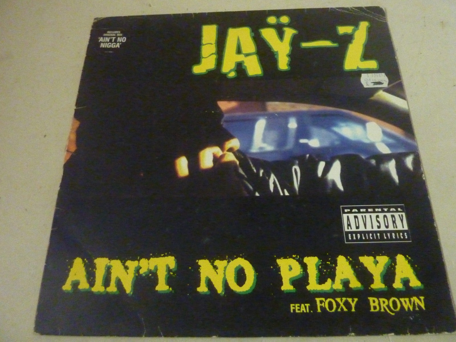 Jay Z Ain’t No Playa 90s Rap Hip Hop 12” Vinyl Record 12" Single 1996