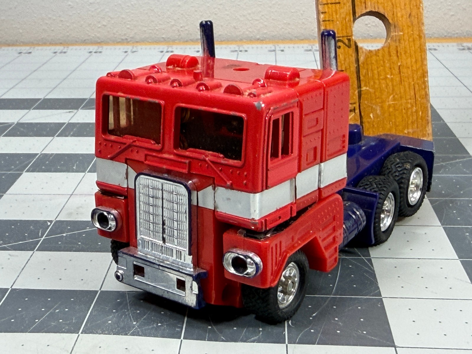 Optimus Prime Cabina Gonfiata TRANSFORMERS G1 VINTAGE ORIGINALE