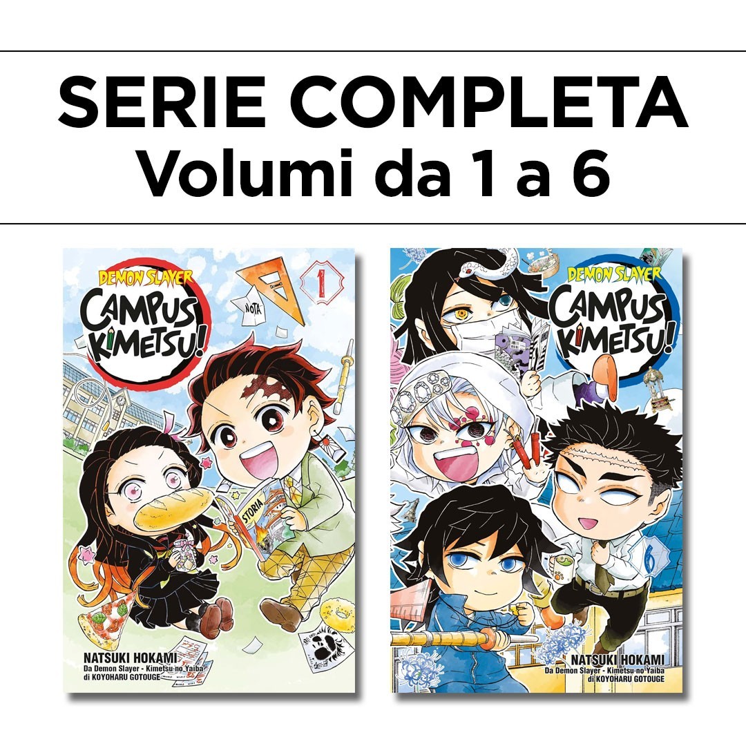 Campus Kimetsu, spin off Demon slayer (dall'1 al 6)