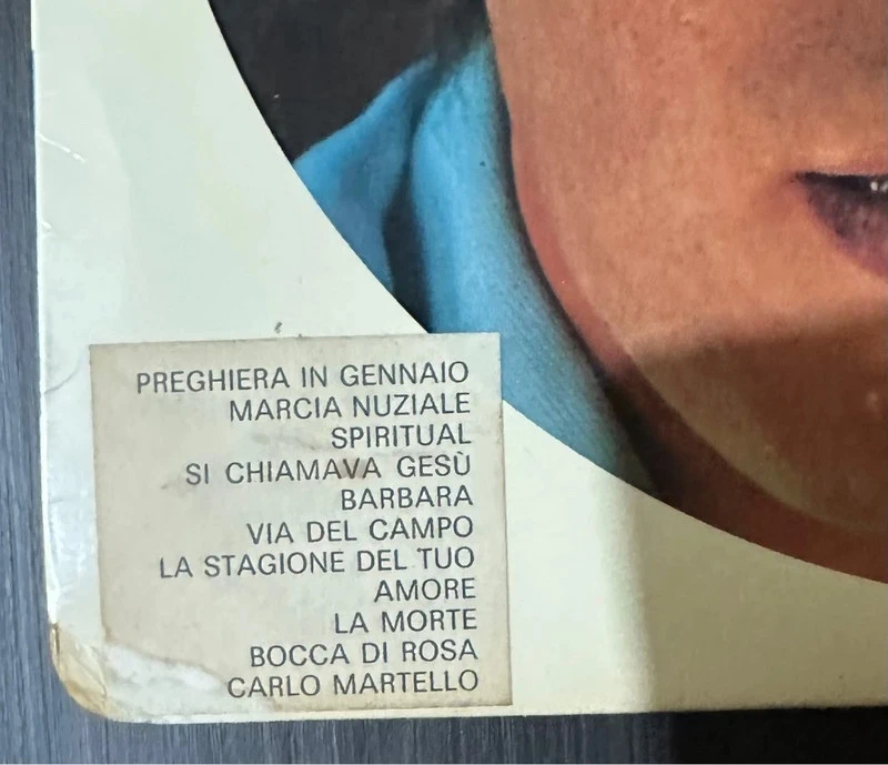 Volume 1 (Fabrizio De André) - Prima stampa Produttori Associati (1970)