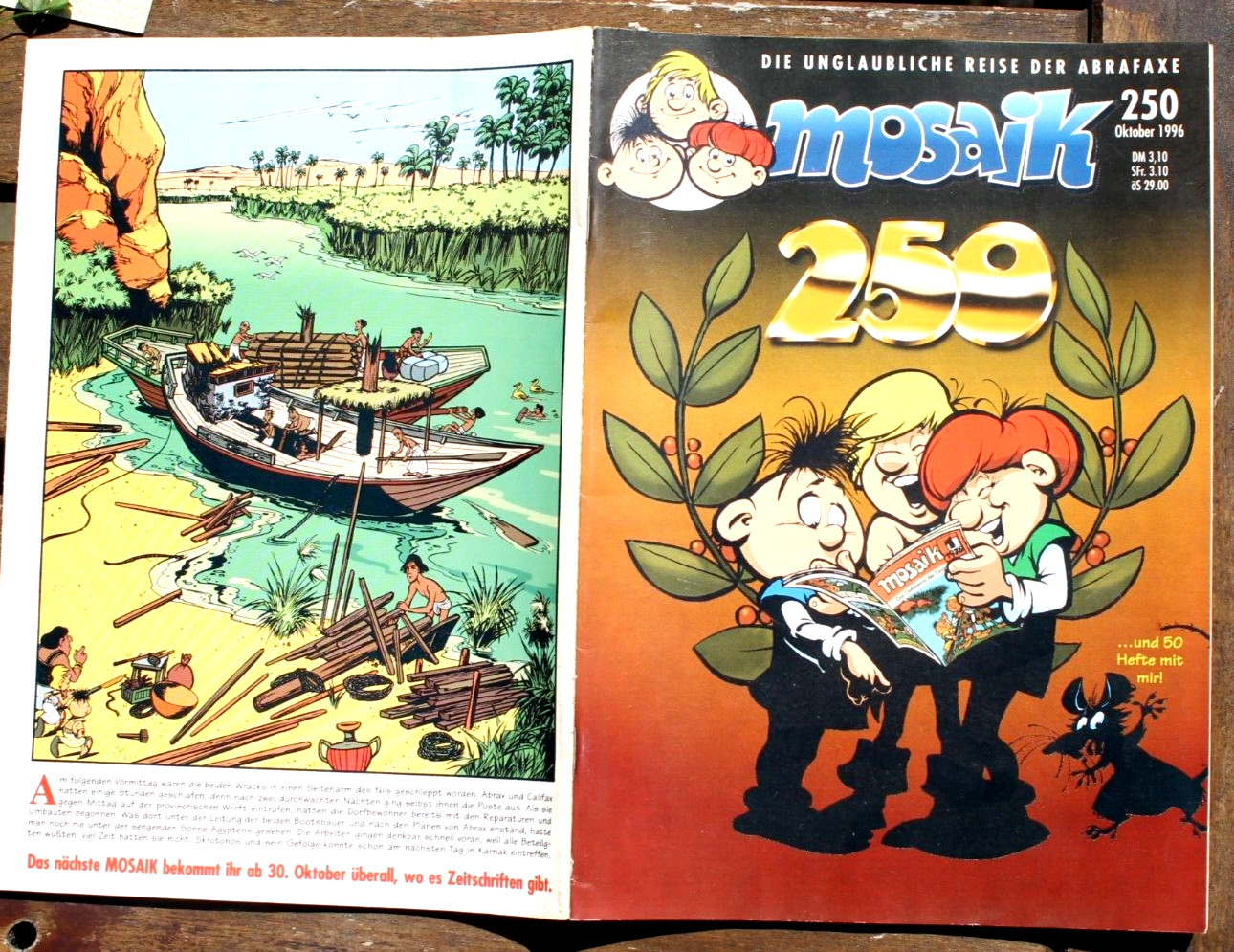 MOSAIK Nr. 250 I Abrafaxe Numero Speciale Ottobre 1996