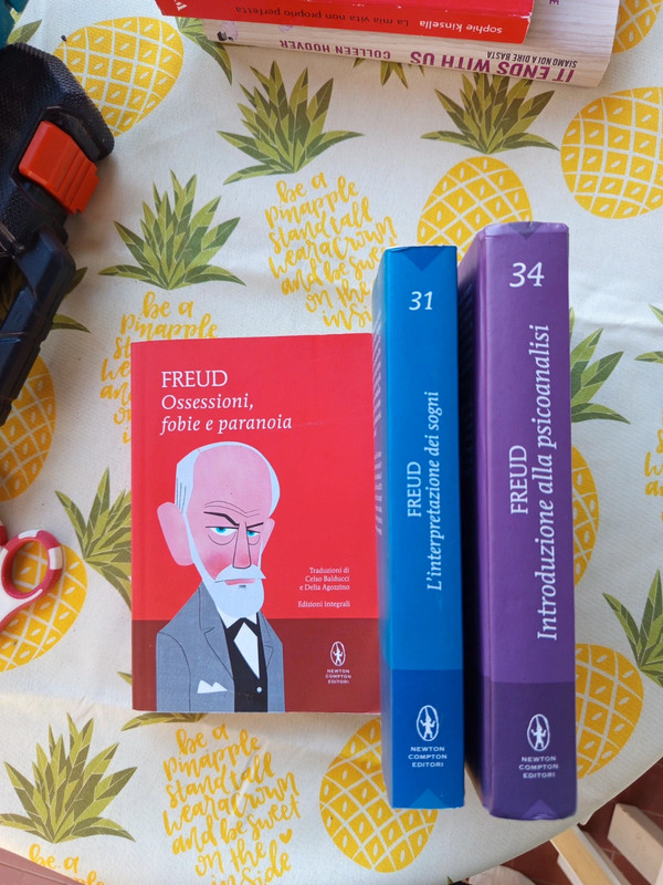 Lotto 3 libri Sigmund Freud - Psicoanalisi e Saggistica