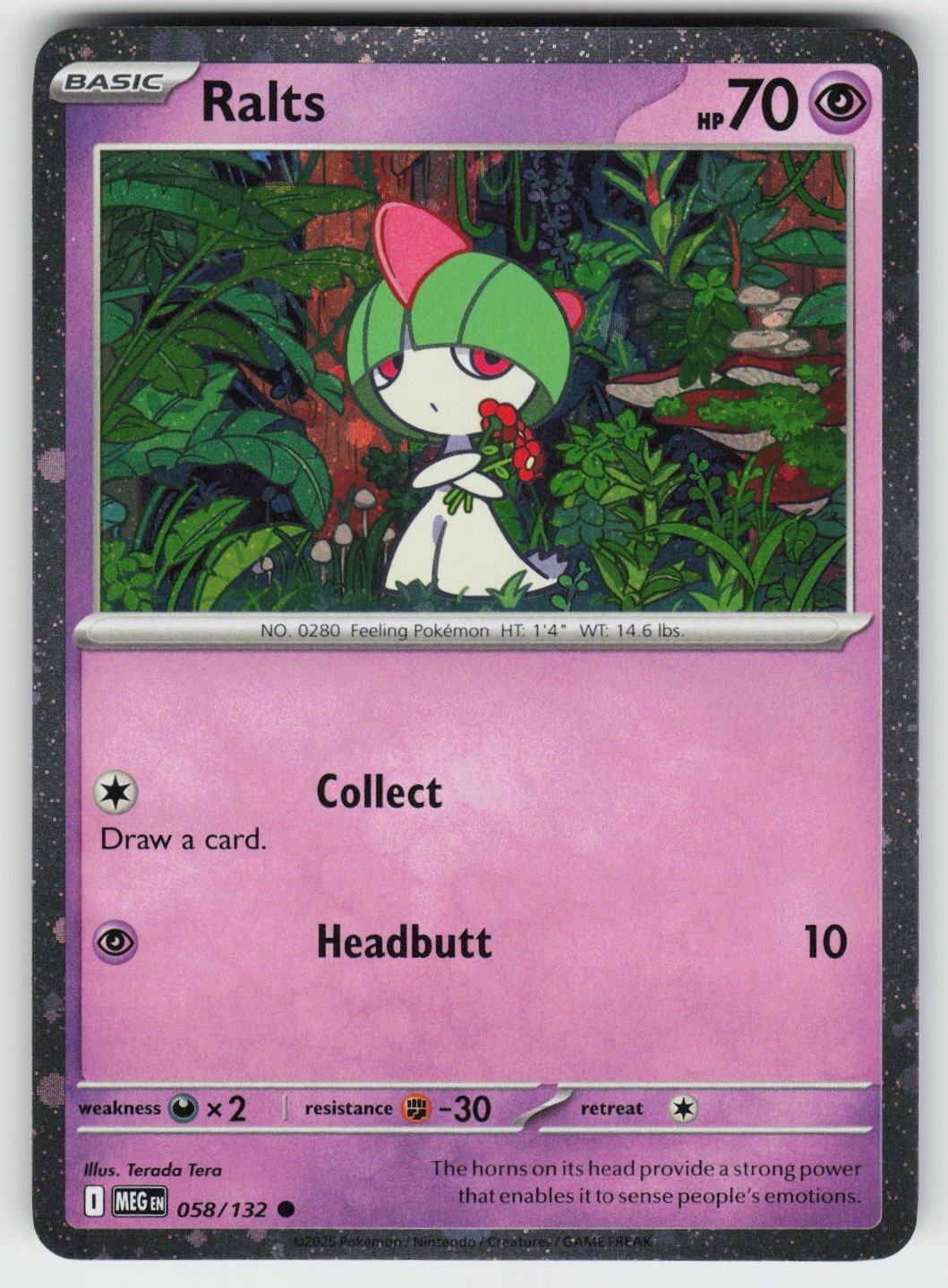 Ralts (Cosmos Holo) Holo Common Miscellaneous Cards & Products 058/132 NM
