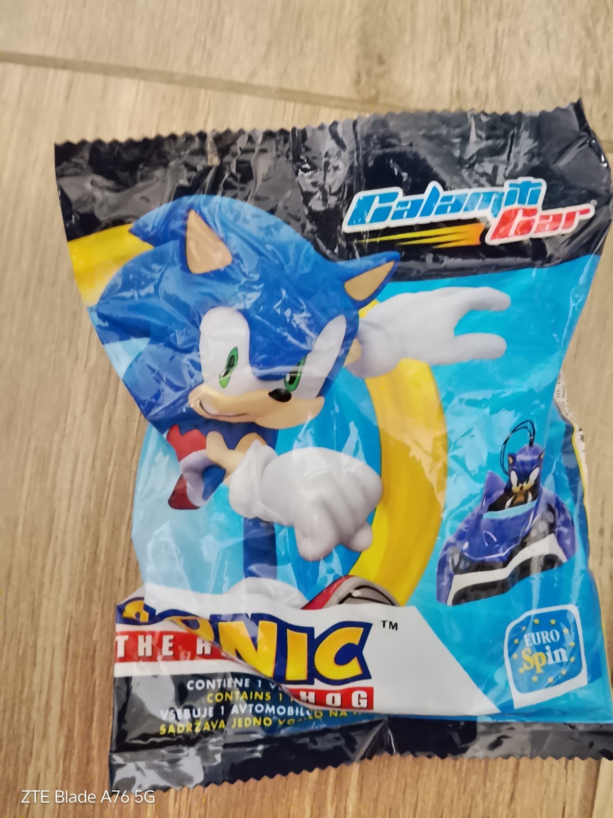 Euro Spin Sonic the Hedgehog gadget/figure in busta originale chiusa collezione