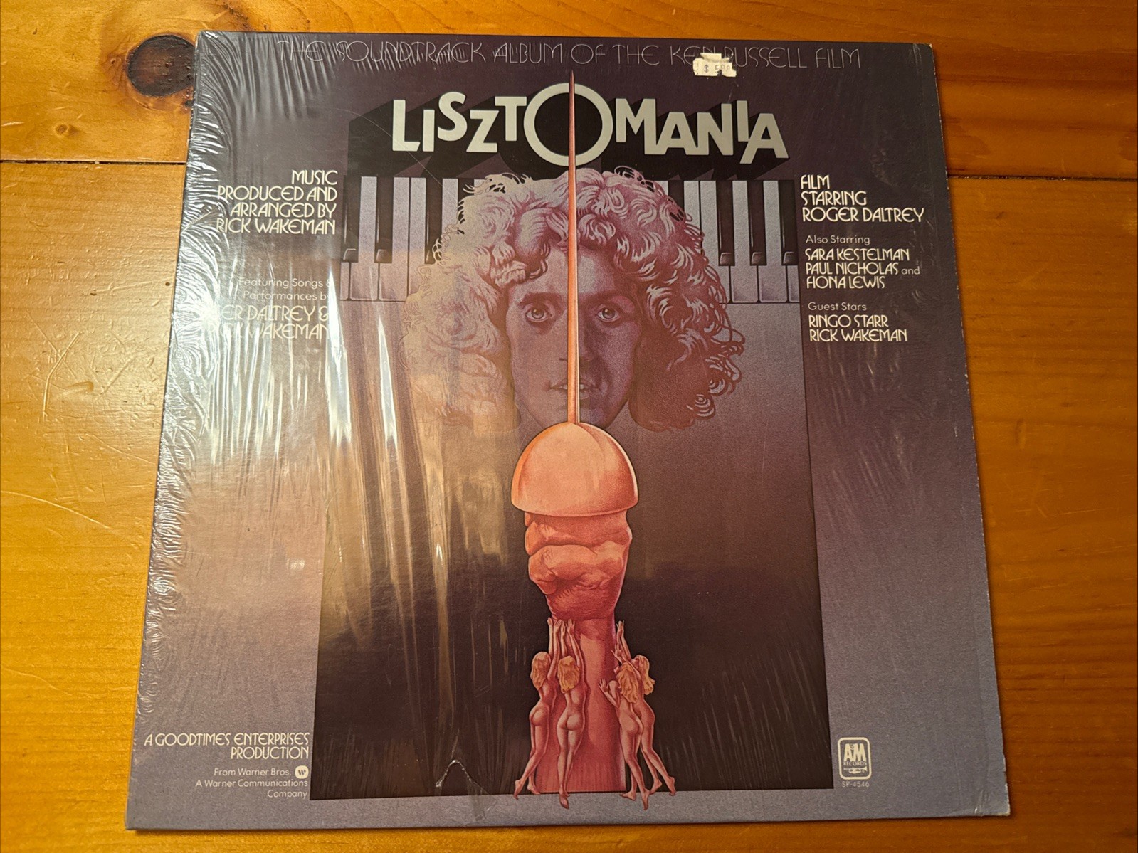 Rick Wakeman ‎– Lisztomania Soundtrack 1975 A&M SP-4546 Jacket NM Vinyl NM-