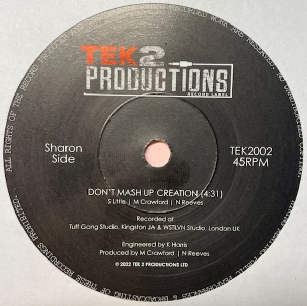 Sharon Little - Don't Mash Up Creation (7") (Near Mint (NM or M-)) - 4412185278