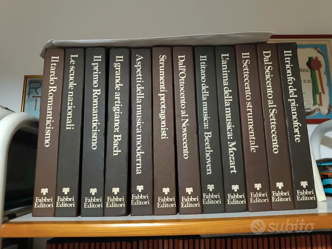 enciclopedia i grandi musicisti con vinili