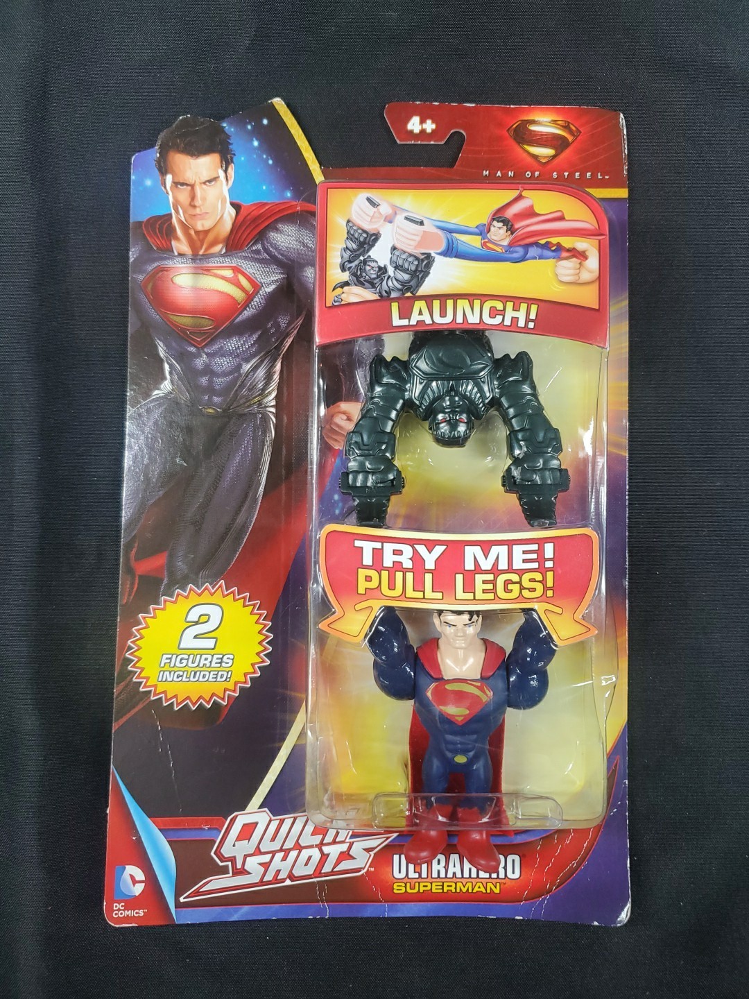 Superman Quick Shots Figures Ultraeroe Superman 2013 Nuovo Sigillato 2 Figurine *