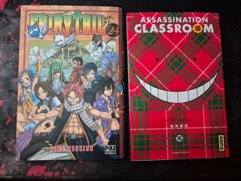 Lot de 2 Manga FR assassination classrom + Fairy tail