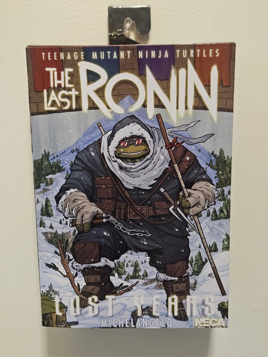 Cappotto invernale NECA TMNT The Last Ronin Lost Years Michelangelo Sherpa Walmart escluso