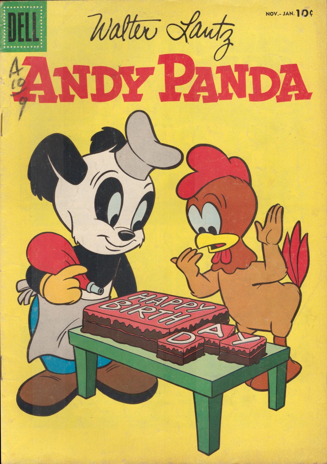 53337: DELL COMICS ANDY PANDA #36 grado VG