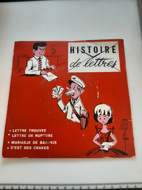 Vinyl 45trs- Paul stassart - histoire de lettres