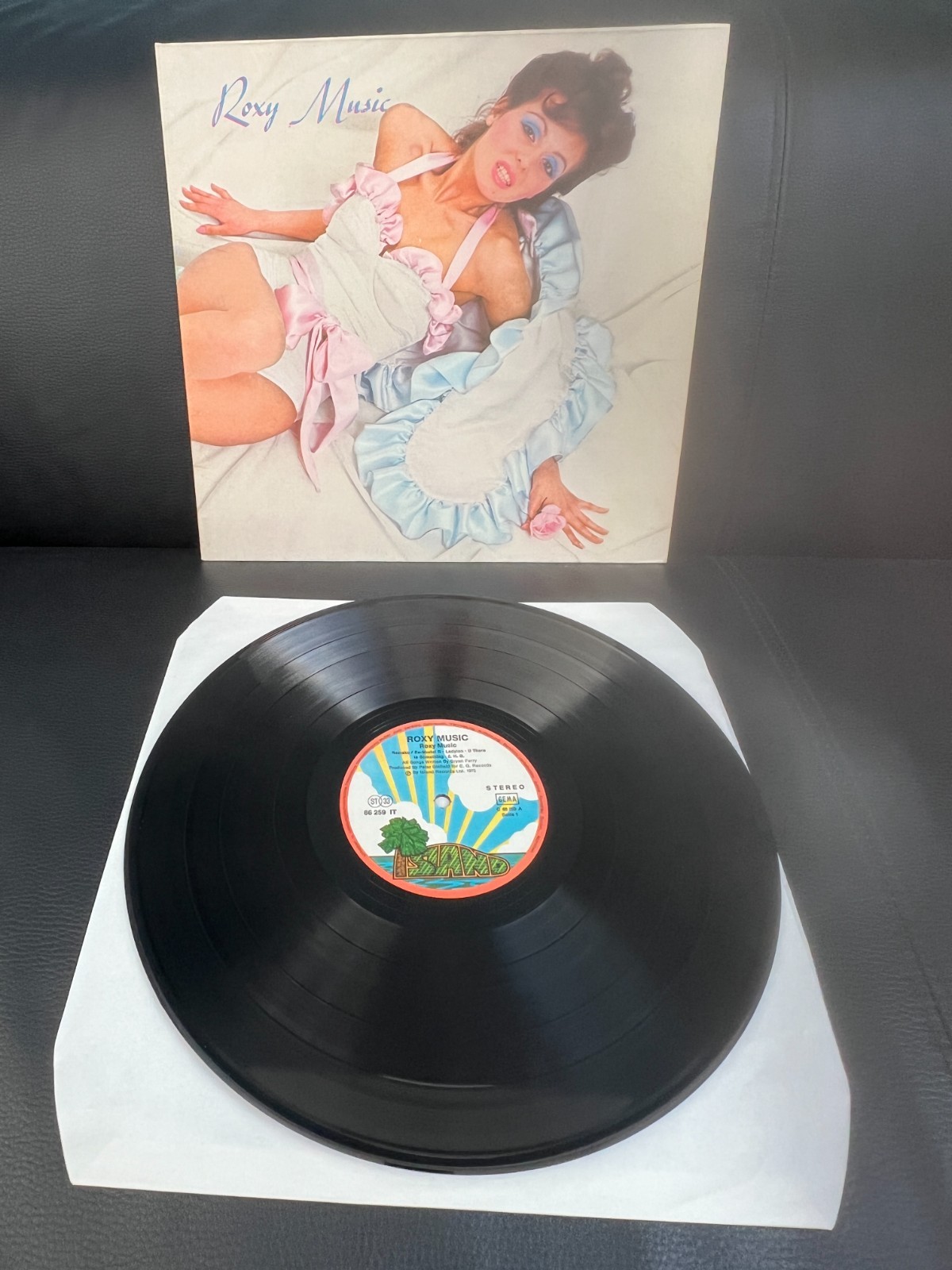 ROXY MUSIC /Same -LP- Vinyl:NM / Cover:EX /  1st.D. 1972 /  PINK RIM