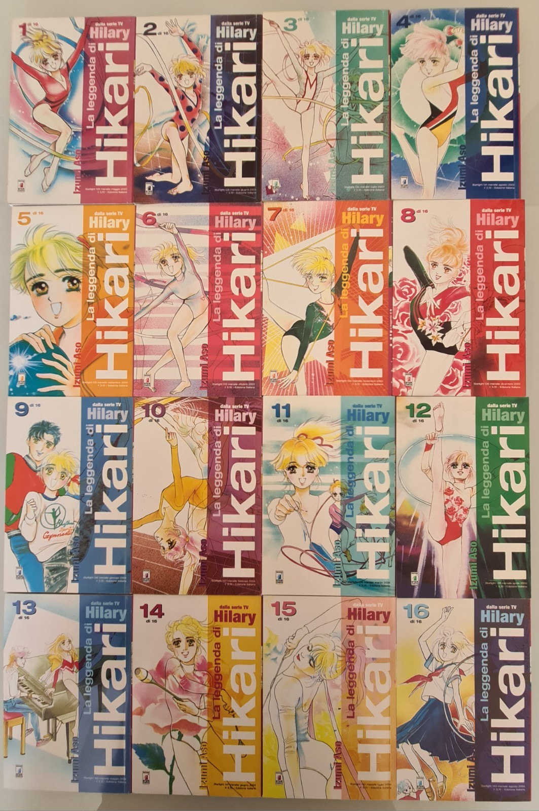 LA LEGGENDA DI HIKARI - HILARY - completo- IZUMI ASO - Star Comics - prima ediz.