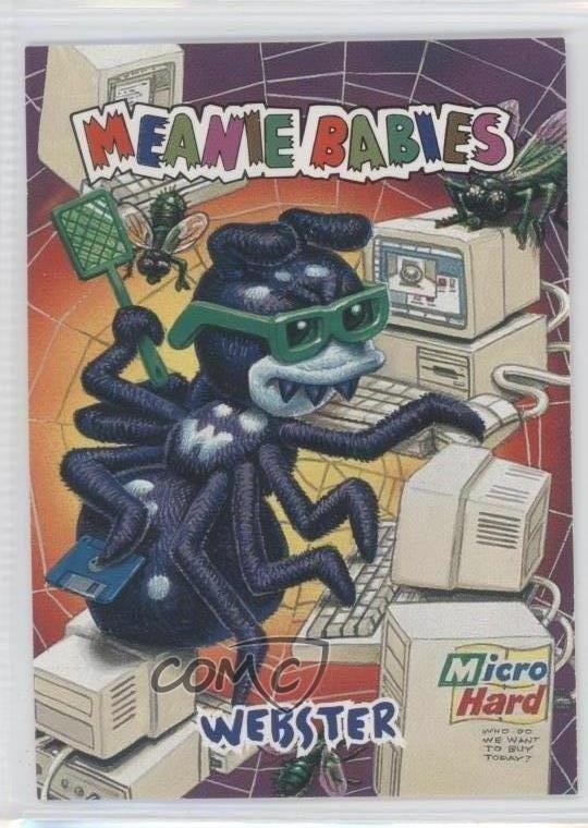 1998 Comic Images Meanie Babies Webster 2k3