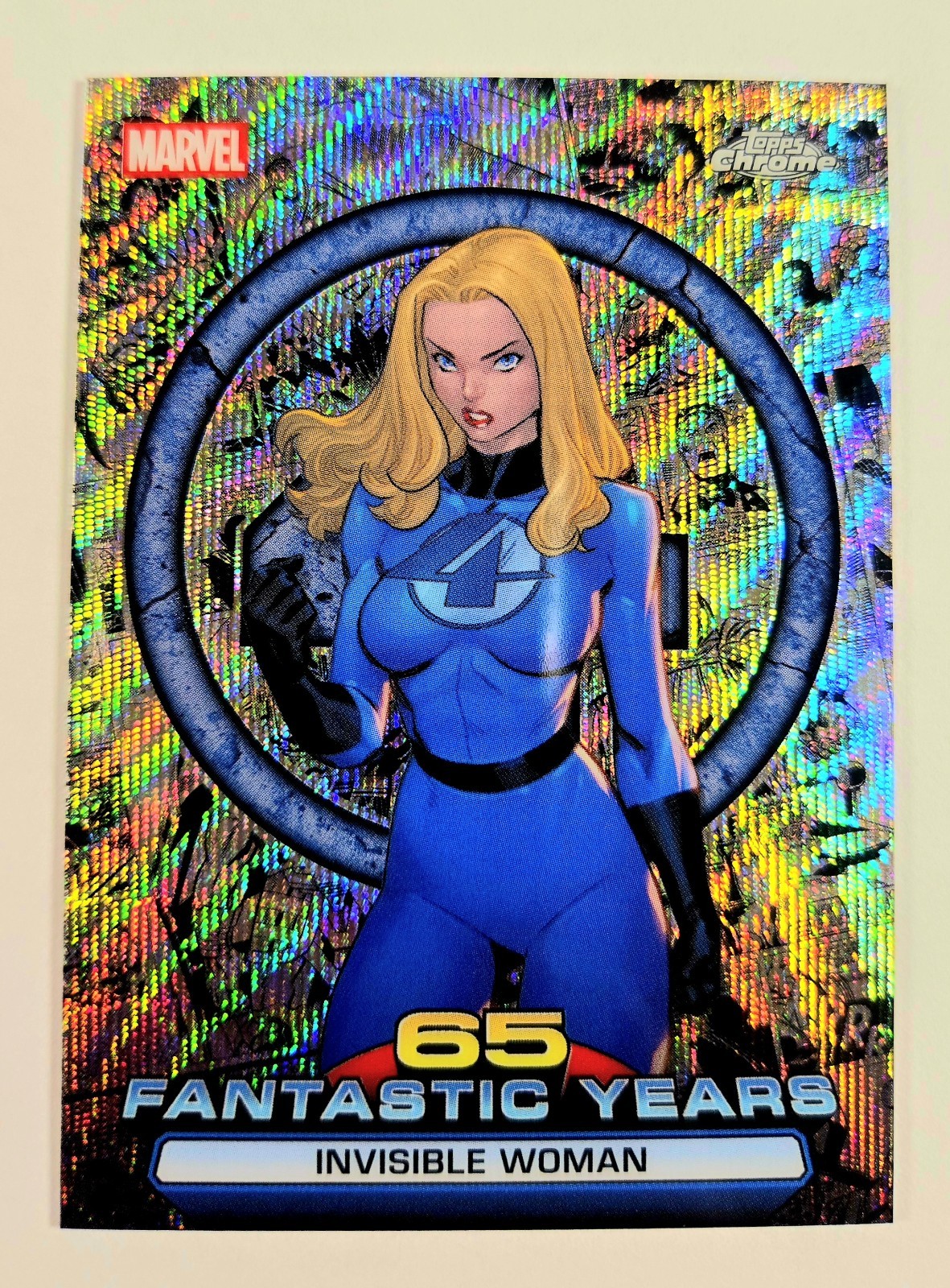 2026 Topps Chrome Marvel DONNA INVISIBILE 65 anni fantastici FY-02