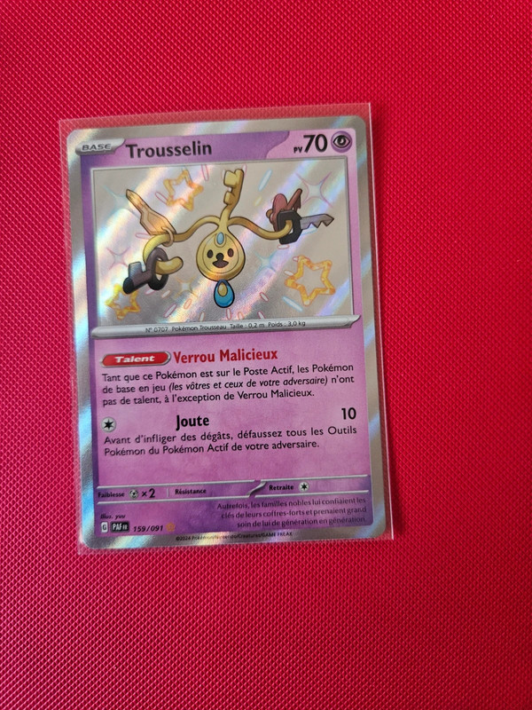 Carte Trousselin shinny 158/091