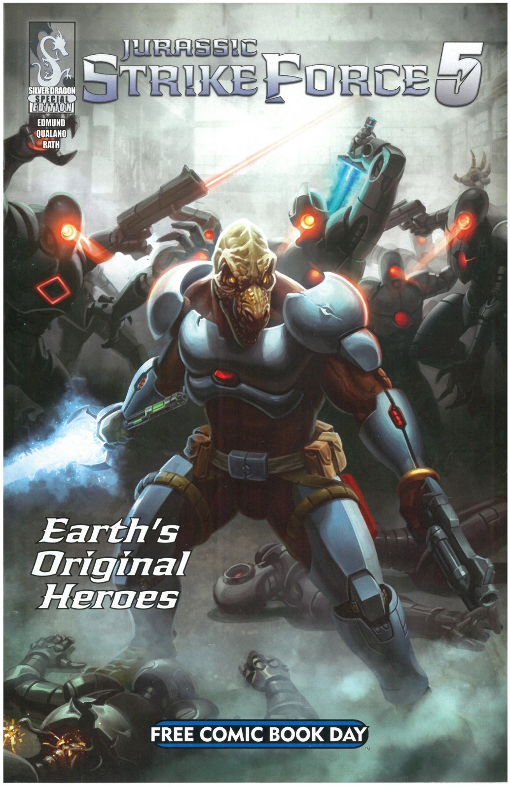 Jurassic Strike Force 5 One-Shot Free Comic Book Day Silver Dragon 2012 FCBD