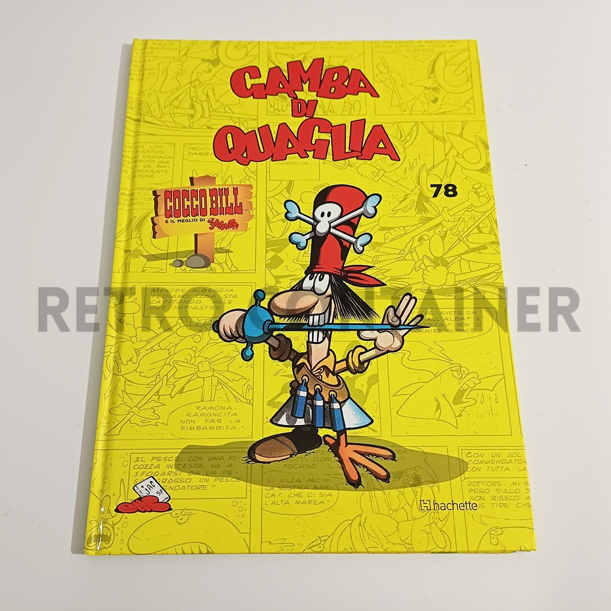 Cartonato Hachette COCCO BILL E IL MEGLIO DI JACOVITTI - 78 Gamba di Quaglia
