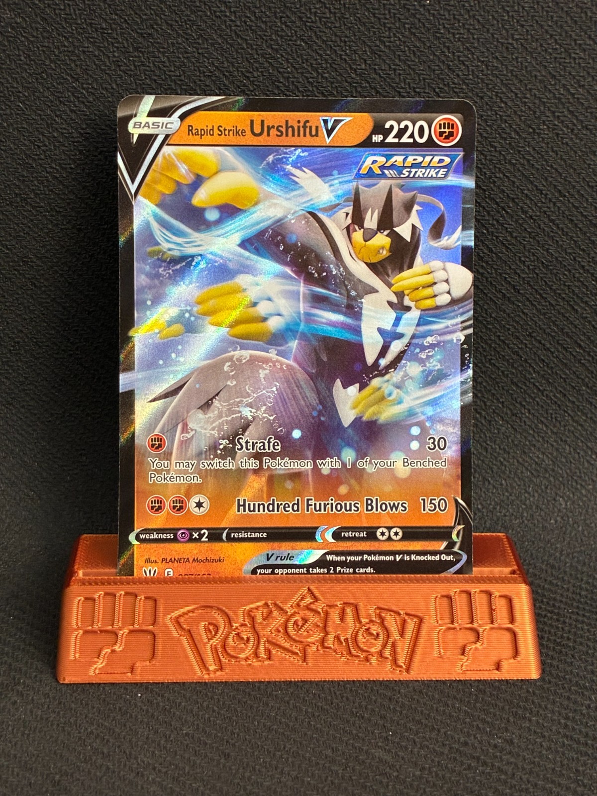 Rapid Strike Urshifu V Ultra Rara SWSH05: Stili di Battaglia 087/163 (NM)