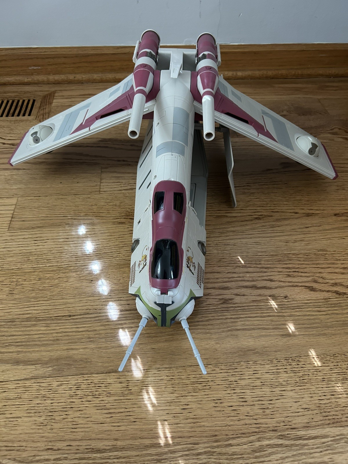 Star Wars Clone Wars Hasbro Crumb Bomber LAAT Clone Trooper Gunship 3,75