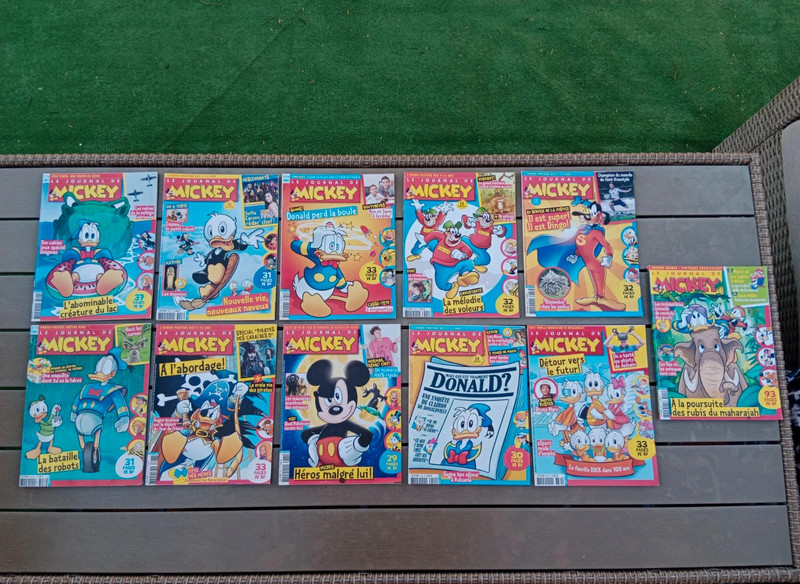 Lot livres le journal de Mickey