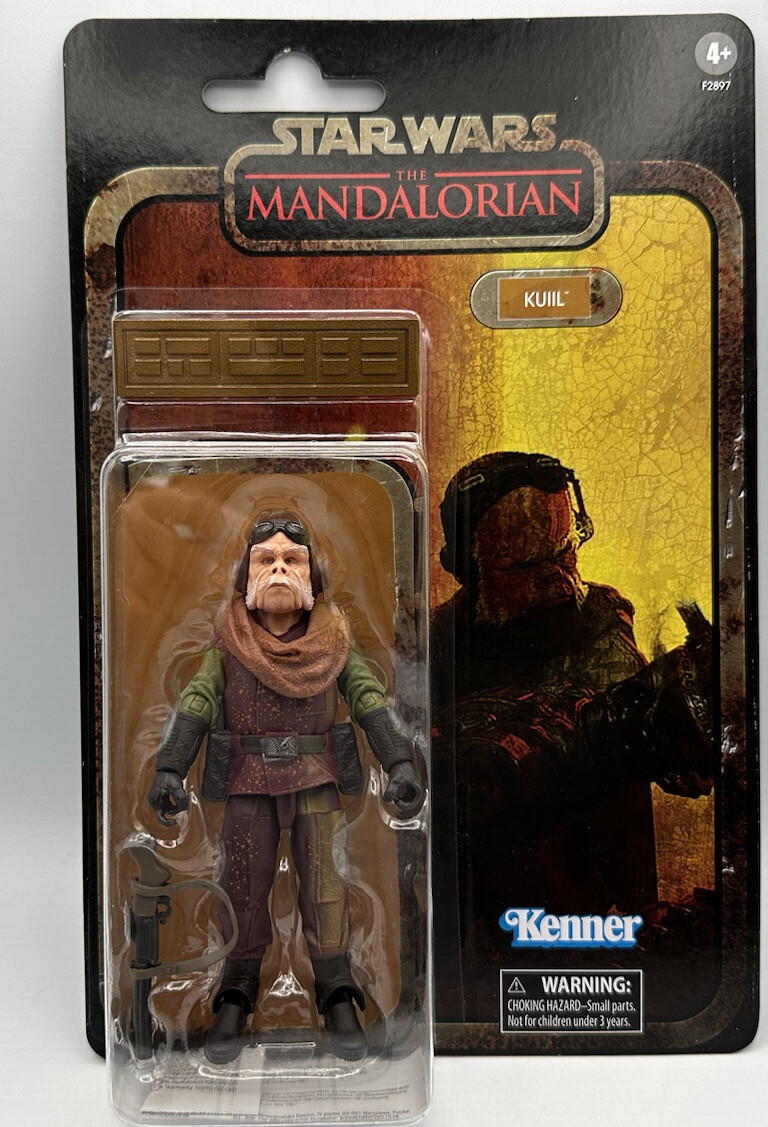 Stars Wars Il Mandaloriano Kuiil Serie Nera Kenner Disney Hasbro Nuovo