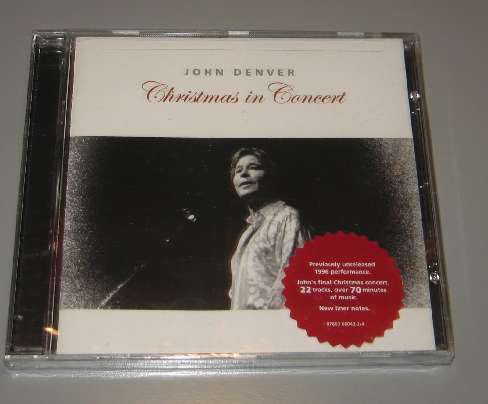 John Denver - Christmas In Concert (CD, 2001, RCA Records) Sealed