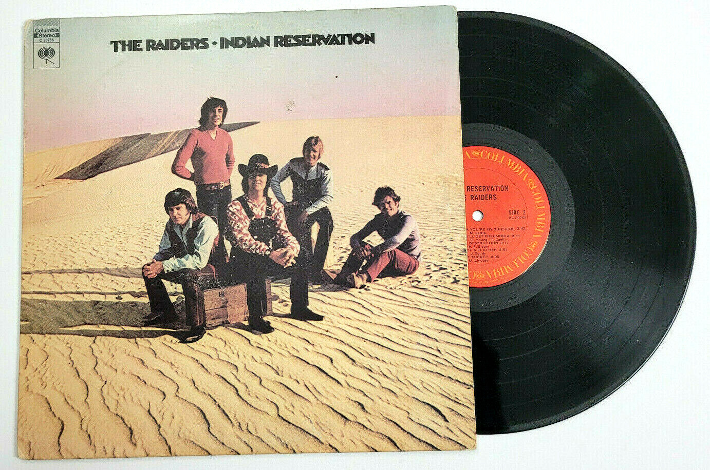 The Raiders Indian Reservation Rock Vinyl LP Columbia C 30768 Original Pressing