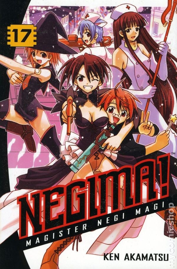 Negima TPB #17-1ST FN 2008 Immagine Stock