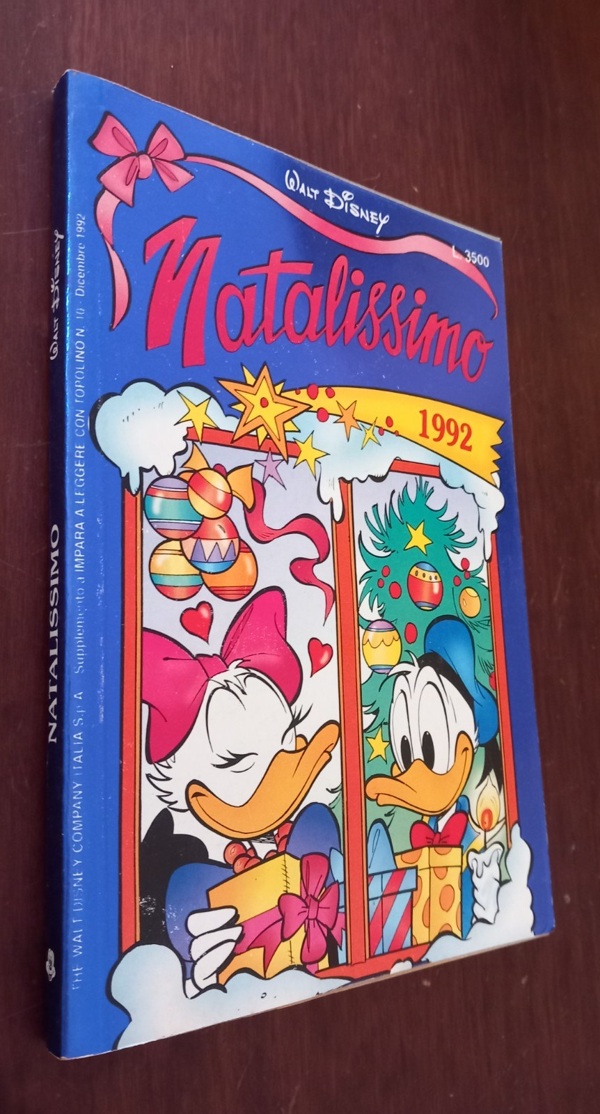 B6709 DISNEY NATALISSIMO 1992 SUPPL. A IMPARO A LEGGERE N°10
