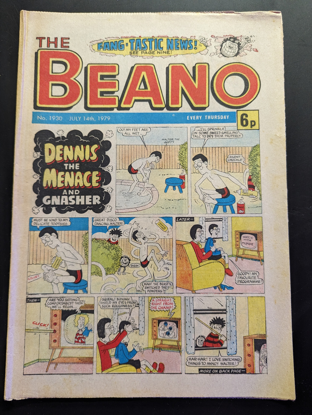 Beano Comic No 1930 July 14th 1979 
