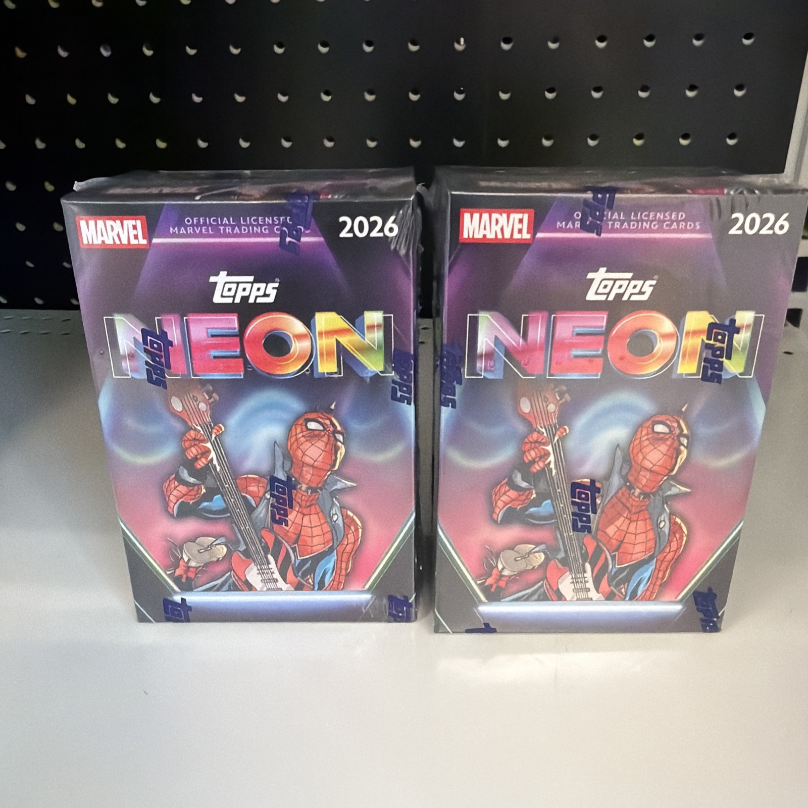 ✅ 2 X Bundle 2026 Topps Neon Marvel Value Blaster Box Sigillato *IN MANO
