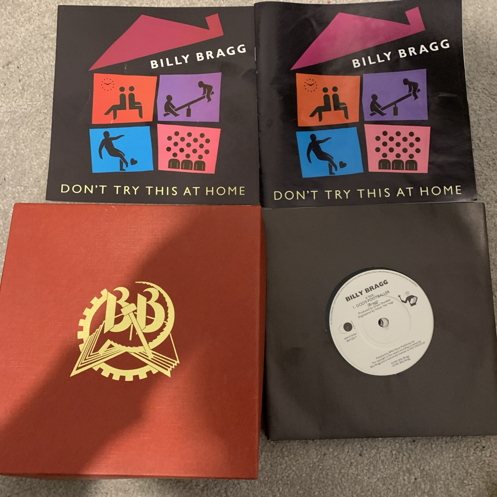 Billy Bragg - don’t Try This At Home - 10 X 7” Box