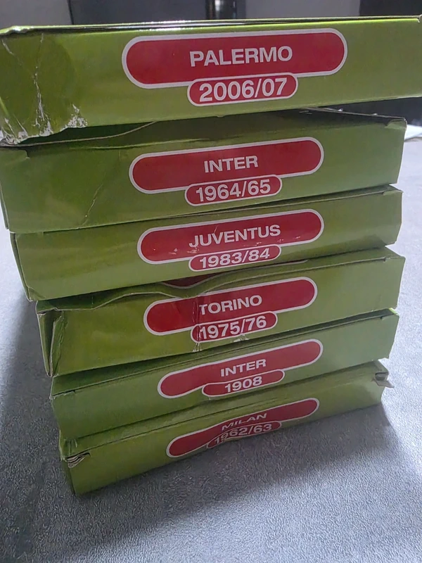 Subbuteo 6 box danneggiate