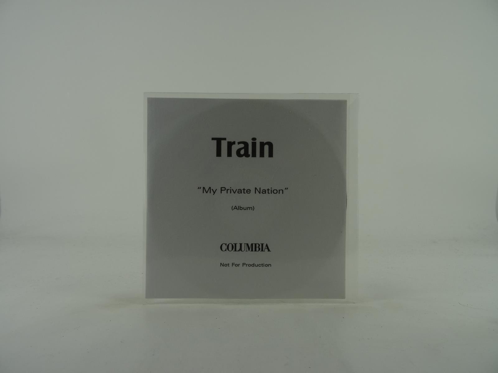TRAIN MY PRIVATE NATION (320) 11 Track Promo CD Album plus White Sleeve SONY MUS